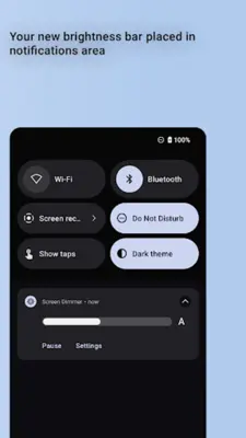 Screen Dimmer — Reduce flicker android App screenshot 1